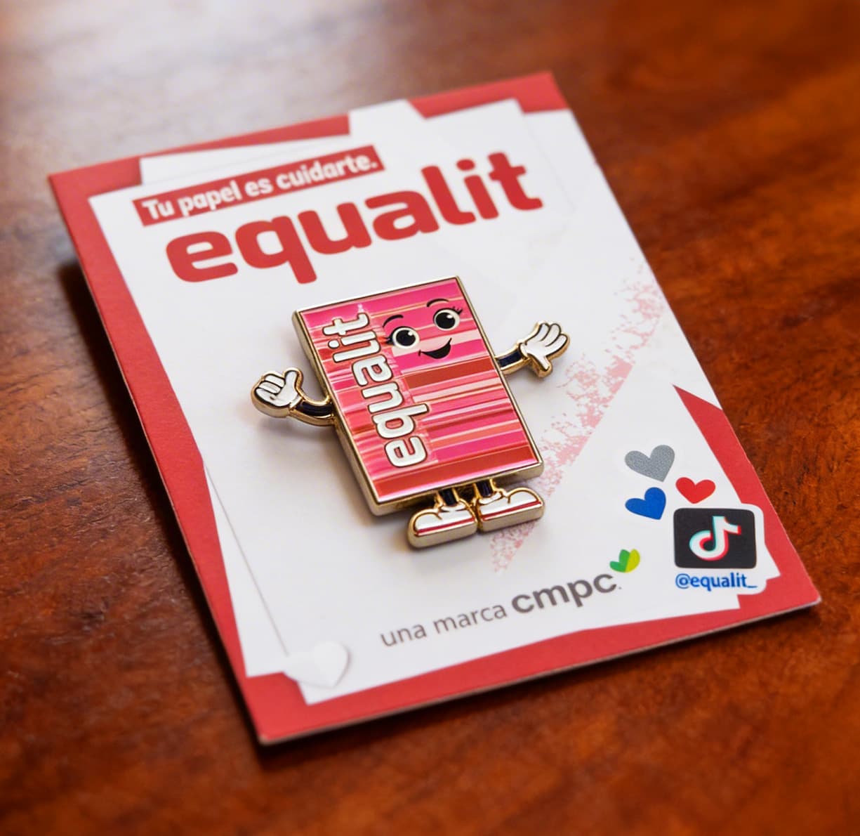 Mascota Equalit Rosa - Empaque